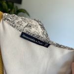 Abercrombie & Fitch  snakeskin pattern grey wrap mini dress Photo 4