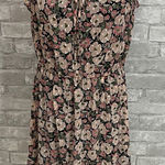Lush Clothing Lush Pink and Black Floral Mini Dress Photo 0