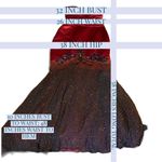 BELSOIE RED & BLACK STRAPLESS MERMAID STYLE SATIN BEADED GOWN (6) Photo 12