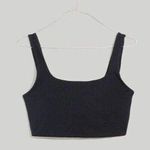 Madewell NWT MWL Flex Square-Neck Sports Bra Black Size XS Photo 2