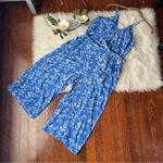 Hayden Blue Wide Leg Jumpsuit Floral Flowy NWT Photo 0
