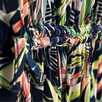 Rafaella Women's XL Blue Tropical Print Sleeveless Maxi Dress Casual Photo 13