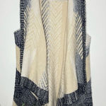 Anthropologie Sleeping on Snow Wool Blend Loose Fitting Sweater Vest‎ Size M/L Gray Photo 0