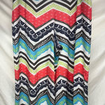 Lolly Wolly Doodle Red and Blue Patterned Garment Size 2X Photo 0