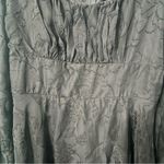 Midnight Doll Dillard’s Black Long Sleeve Mini Short Jacquard Smock Dress Size Medium Photo 6