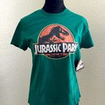 Jurassic Park Green Women’s Short Sleeve T Photo 0