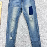 POL  Clothing Patchwork Jeans Blue Size Small Women’s Waist‎ 28 Photo 0