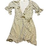 For Love & Lemons 💃🏻 Sweetheart Wrap Mini Dress XS Polka Dot Ruffle Cottagecore👗 Photo 1