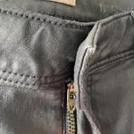 Burberry  Brit Westbourne Skinny Ankle Pants Faux Leather Zip Button  5-Pocket 32 Photo 12