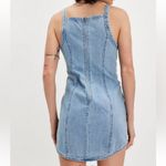 Free People #55 NWT  Mara Denim Mini Dress in Ava Wash Photo 3