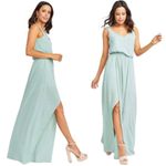 Show Me Your Mumu  Kendall Bridesmaid Dress In Silver Sage Photo 2