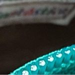 Companiafantastica teal blue heart shaped purse Photo 8