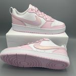 Nike Court Borough Low 2 SE (GS) Big Kids' Shoes Color White/Pink Foam Photo 11