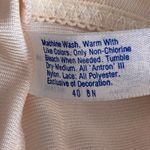 Vintage Babydoll Slip Nightgown Cream XS Tan Photo 8