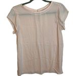 Loft  BABY PINK SHORT SLEEVE BLOUSE Photo 0