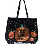  Parks Walt Disney World Canvas Tote Bag Halloween Pumpkin Mickey Mouse Photo 0