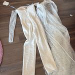 Carolina Herrera NWT  Lourdes STRAPLESS CHANTILLY LACE JUMPSUIT Photo 10