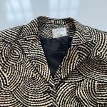Le Suit Vintage Black and Tan Cropped Jacket large Photo 1