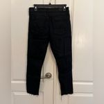 AG Adriano Goldschmied ADRIANO GOLDSCHMIED 28R The Farrah Skinny Ankle High Rise Coated Jeans Black Photo 1