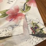 Floral Hawaiian Hibiscus Print Shirt Blouse Short Sleeve Pink L Size L Photo 5