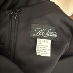 La Femme  One Shoulder Long Jersey Homecoming Dress Photo 5