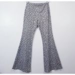 ALA von Auersperg Artwork Printed Pants Wild Leg Gray Size M Photo 12
