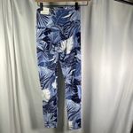 Aerie  Chill Play Move 7/8 Leggings Hi-Rise Blue Floral Print‎ Size S New Photo 7