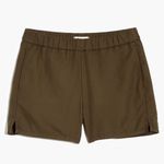 Madewell  | Pull On Elastic Waist High Rise Dark Green Shorts Sz. Medium Photo 1