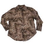 AllSAINTS Inez Kiku Cheetah Print Button Down Shirt Photo 3