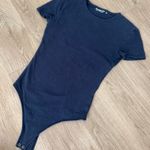 Abercrombie & Fitch  Double Lined Crew Bodysuit Navy Photo 0