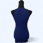 EXPRESS navy blue heart print vintage 2000s tank top Size S Photo 4