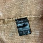 POL Corduroy Raw Hem Blazer Jacket Tan Brown Distressed Edgy Medium Photo 3