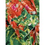 Live a Little Tropical Blazer By LAL Size L Greens Oranges Stunning Photo 6