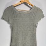 Free People  Beach Soft Shell Midi Dress Maxi Drop Waist FP Cottage Coastal Sz S Photo 6