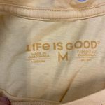 Life is Good Kindness Is Free Yellow Graphic T-Shirt Size M Photo 3