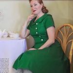 Wedtrend Women's 1950s Vintage Audrey Hepburn Cocktail Swing Dress L Green Size L Photo 11