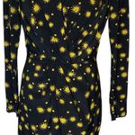 DELFI Collective Frankie Silk Black Celestial Print Mini Dress NEW size Small Photo 0