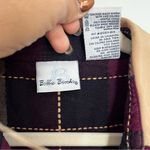 Vintage BOBBIE BROOKS plaid embroidered button down Women’s SIZE LARGE fall Purple Photo 9