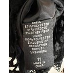 Anna Sui for Target Navy Blue Black Eyelet Sleeveless Cocktail Dress Size 10 Photo 5