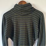 Vintage Tippy Tops turtle neck sweater pullover striped gold black 80s metallic Size M Photo 7