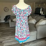 Tommy Bahama  Off-The-Shoulder Hawaiian Print Dress Size Large‎ Photo 2