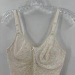 Bali  Cream Sheer Lace Unpadded One Piece Lingerie Bodysuit Women's Size 36C Photo 10
