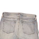 Loft plus Blue Ankle Cropped Jeans with Distressed Details size 14 Photo 1