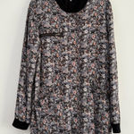 Free People Floral Oversized Bomber Jacket Photo 0