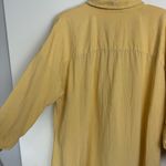 J. Jill Pure Jill 100% Linen Pale Yellow Button Down Shirt Dress Sz XL Petite Photo 12