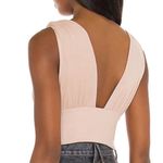 superdown NWT  Victoria Ruched Top in Nude Size Medium NEW Bralette Crop Photo 1
