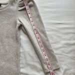 Bershka Women Ribbed Cream Bodycon dress Size S Photo 6