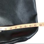 London Fog Elegant Black Vegan Leather Tote  Photo 4