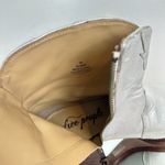 Free People New Frontier Western Bootie in Silver Leather Size 8US / 38EU Photo 8