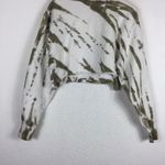 Good American Cropped & Cool French Terry Tie Dye Sweatshirt Medium Crop Lounge Photo 9